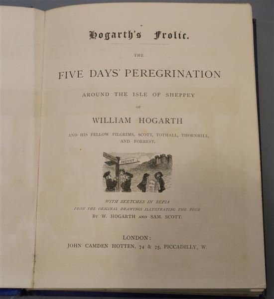 ISLE OF SHEPPEY: Hogarth, William - Hogarths Frolic. The Five Days; Peregrination around the Isle of Sheppey of William Hogarth